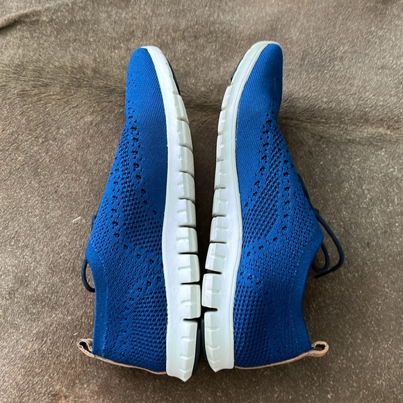Cole Haan 4.ZERØGRAND Stitchlite Oxfords Comfort Knit Limoges Marine Blue - Picture 7 of 10